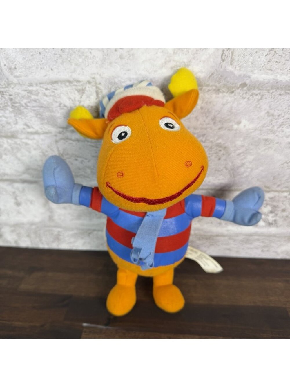 Vintage 2006 Backyarddigans Tyrone Moose Plush Stuffed Animal 5343
